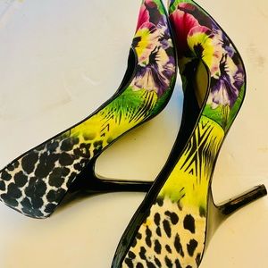 Nine West Print Heels